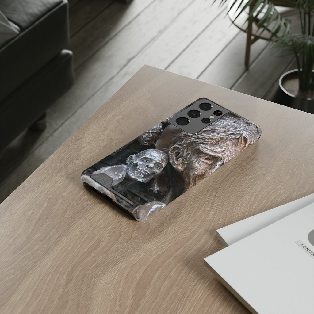 "Waiting for the King" - Galaxy S22 S21 & iPhone 13 Case With Card Holder - Fry1Productions