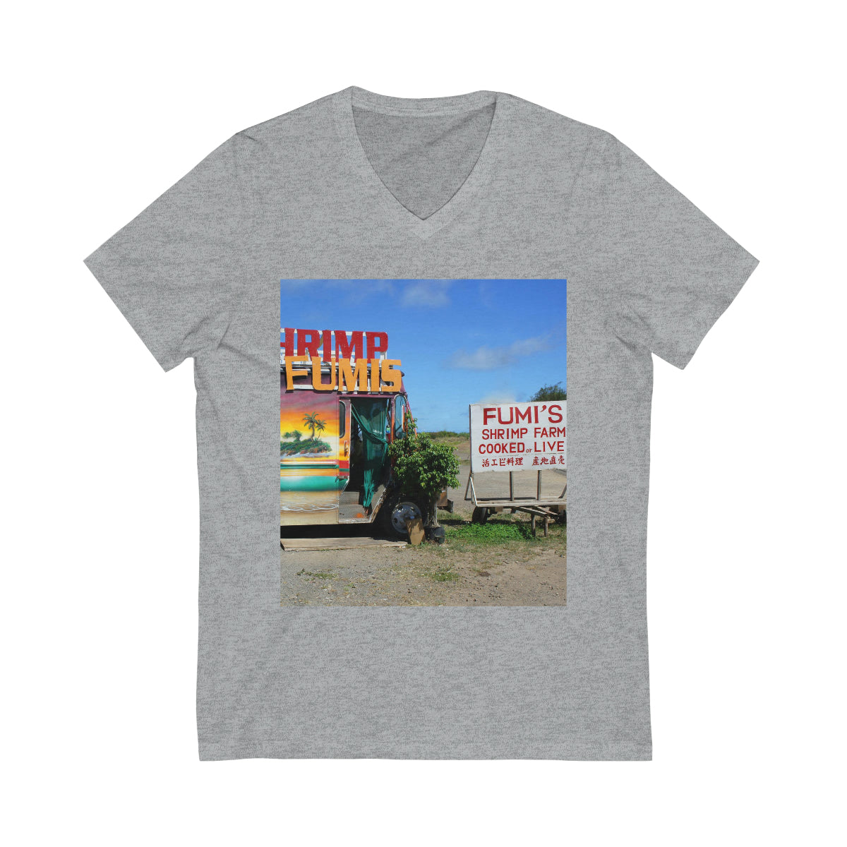 Kaulana Delights - Unisex Jersey Short Sleeve V-Neck Tee - Fry1Productions