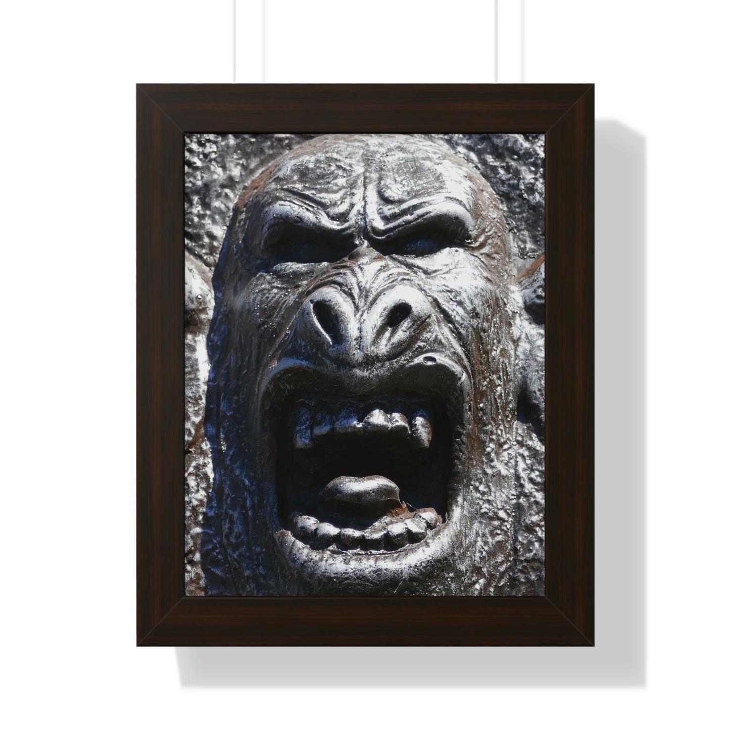 Frenzy Scream - Framed Vertical Poster - Fry1Productions