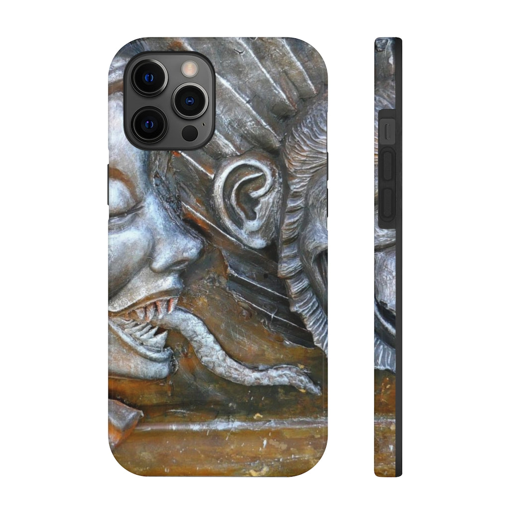 "Snakily Speaking" - iPhone Tough Case - Fry1Productions