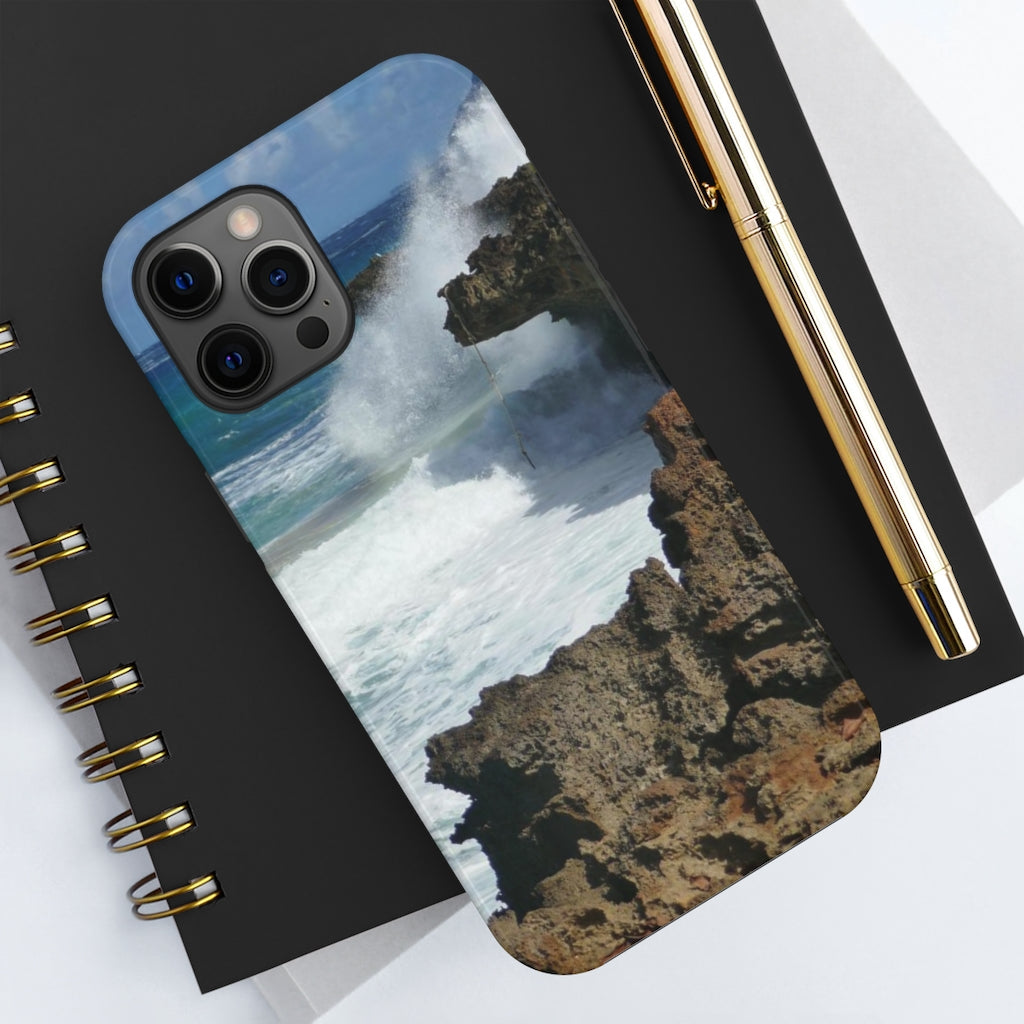 "Surfer's Saving Rope" - iPhone Tough Case - Fry1Productions