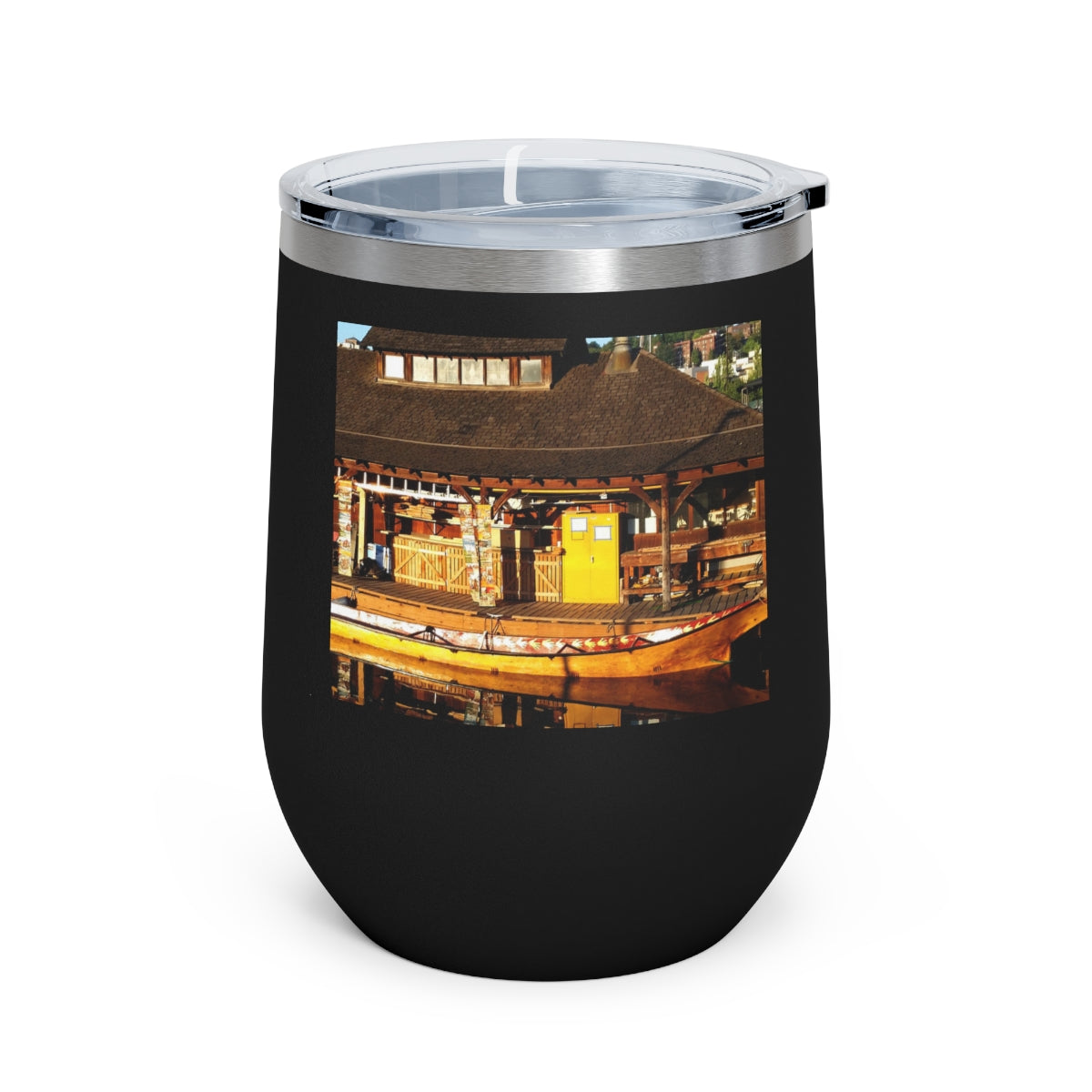 Q'il'bid Awe - 12 oz Insulated Wine Tumbler - Fry1Productions