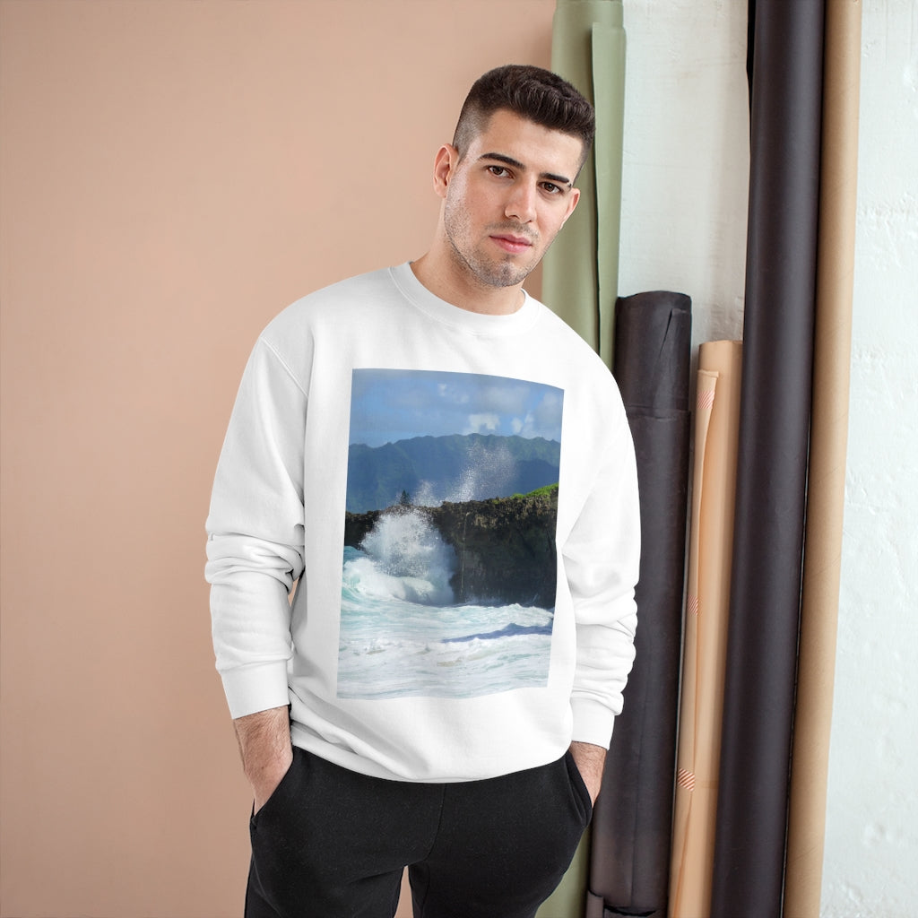 Rockin Surfer's Rope - Champion Sweatshirt - Fry1Productions