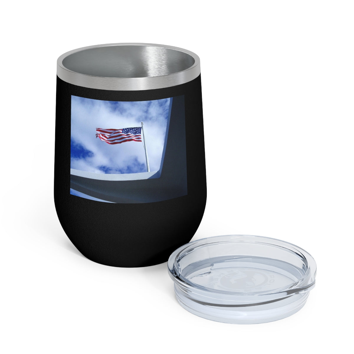 In Solemn Remembrance - 12 oz Insulated Wine Tumbler - Fry1Productions