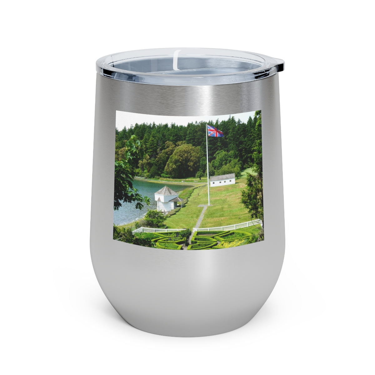 Magnificent Grandiose Views - 12 oz Insulated Wine Tumbler - Fry1Productions