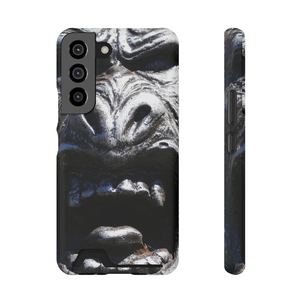 "Frenzy Scream" - Galaxy S22 S21 & iPhone 13 Case With Card Holder - Fry1Productions