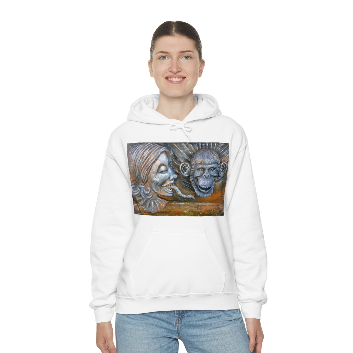 Snakily Speaking - Unisex Heavy Blend Hooded Sweatshirt - Fry1Productions