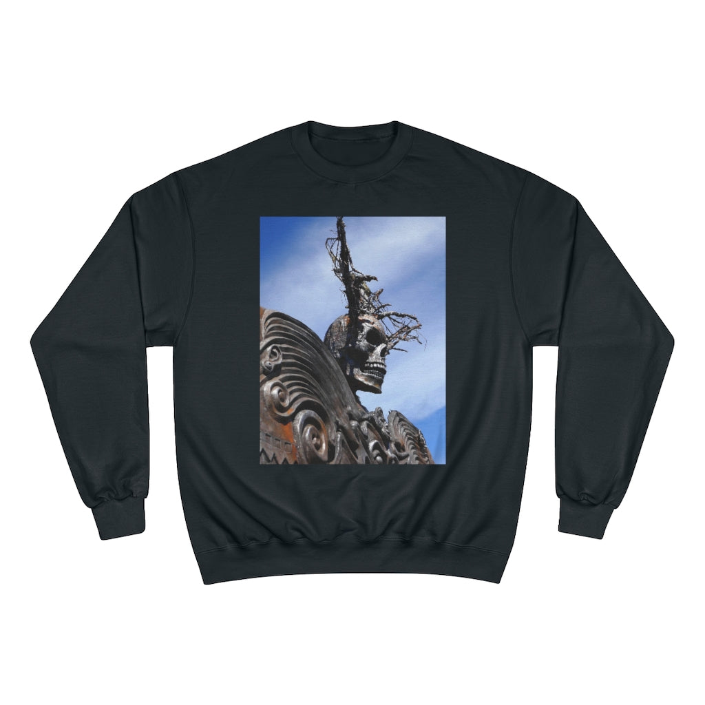 Skull Warrior - Champion Sweatshirt - Fry1Productions