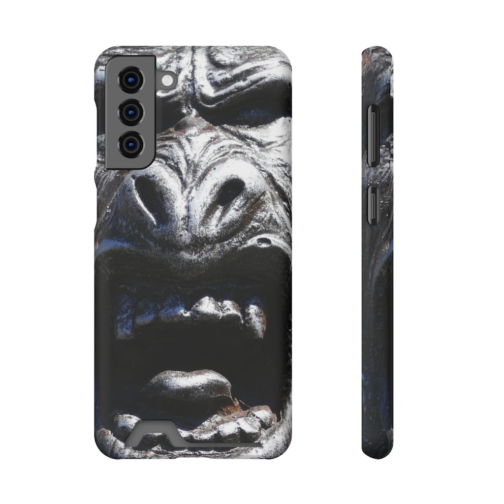 "Frenzy Scream" - Galaxy S22 S21 & iPhone 13 Case With Card Holder - Fry1Productions