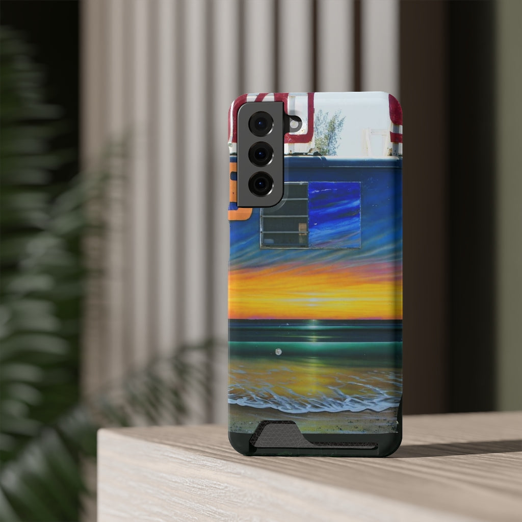 "Fumis Aloha" - Galaxy S22 S21 & iPhone 13 Case With Card Holder - Fry1Productions