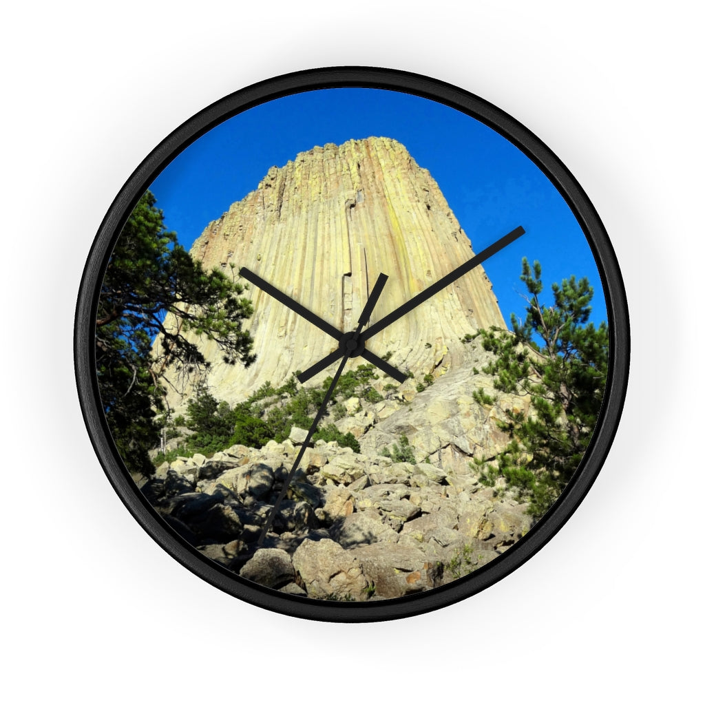 "Reaching Heaven" - 10" Wooden Frame Wall Clock - Fry1Productions