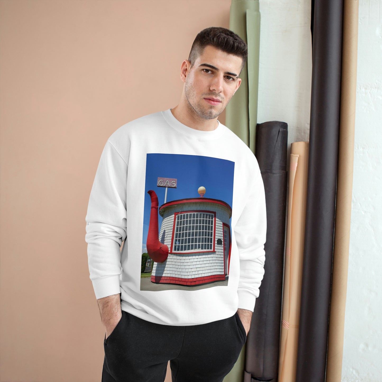 Historic Attraction Teapot Dome - Champion Sweatshirt - Fry1Productions