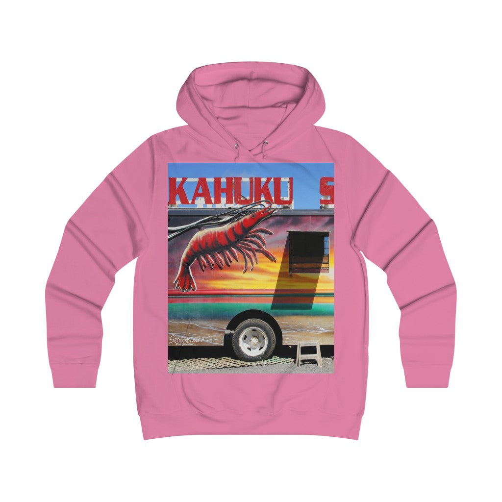 "Kahuku Kai" - Girlie College Hoodie - Fry1Productions