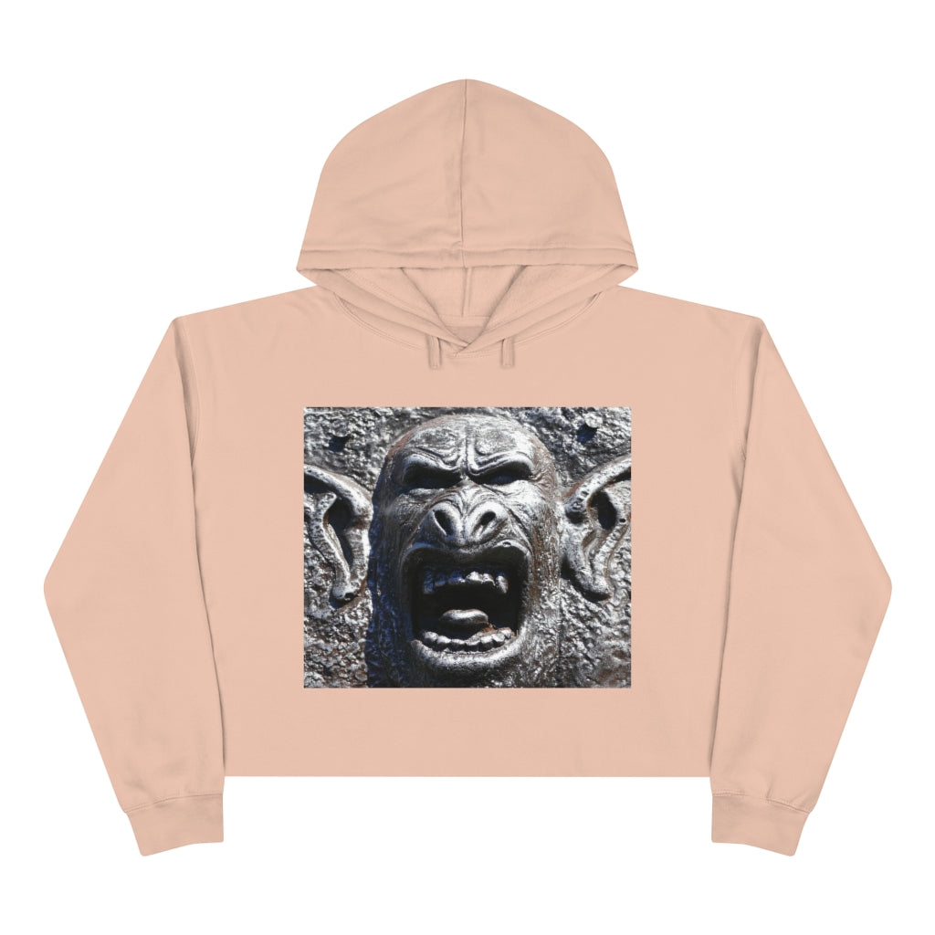 Frenzy Scream - Crop Hoodie - Fry1Productions