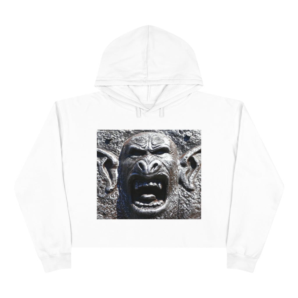 Frenzy Scream - Crop Hoodie - Fry1Productions