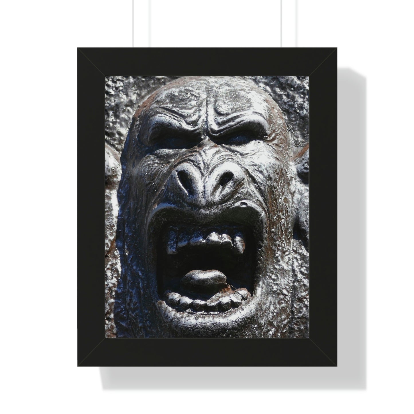 Frenzy Scream - Framed Vertical Poster - Fry1Productions