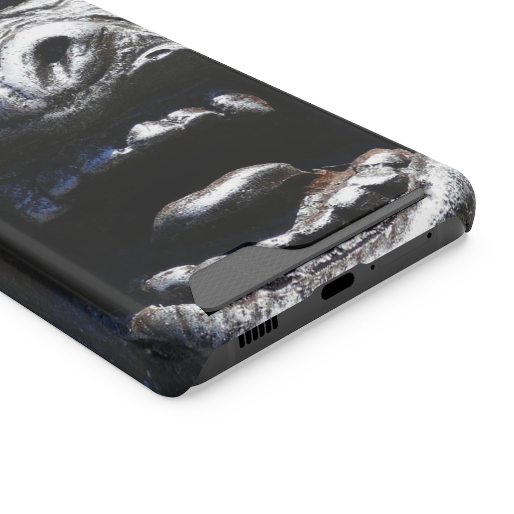 "Frenzy Scream" - Galaxy S22 S21 & iPhone 13 Case With Card Holder - Fry1Productions