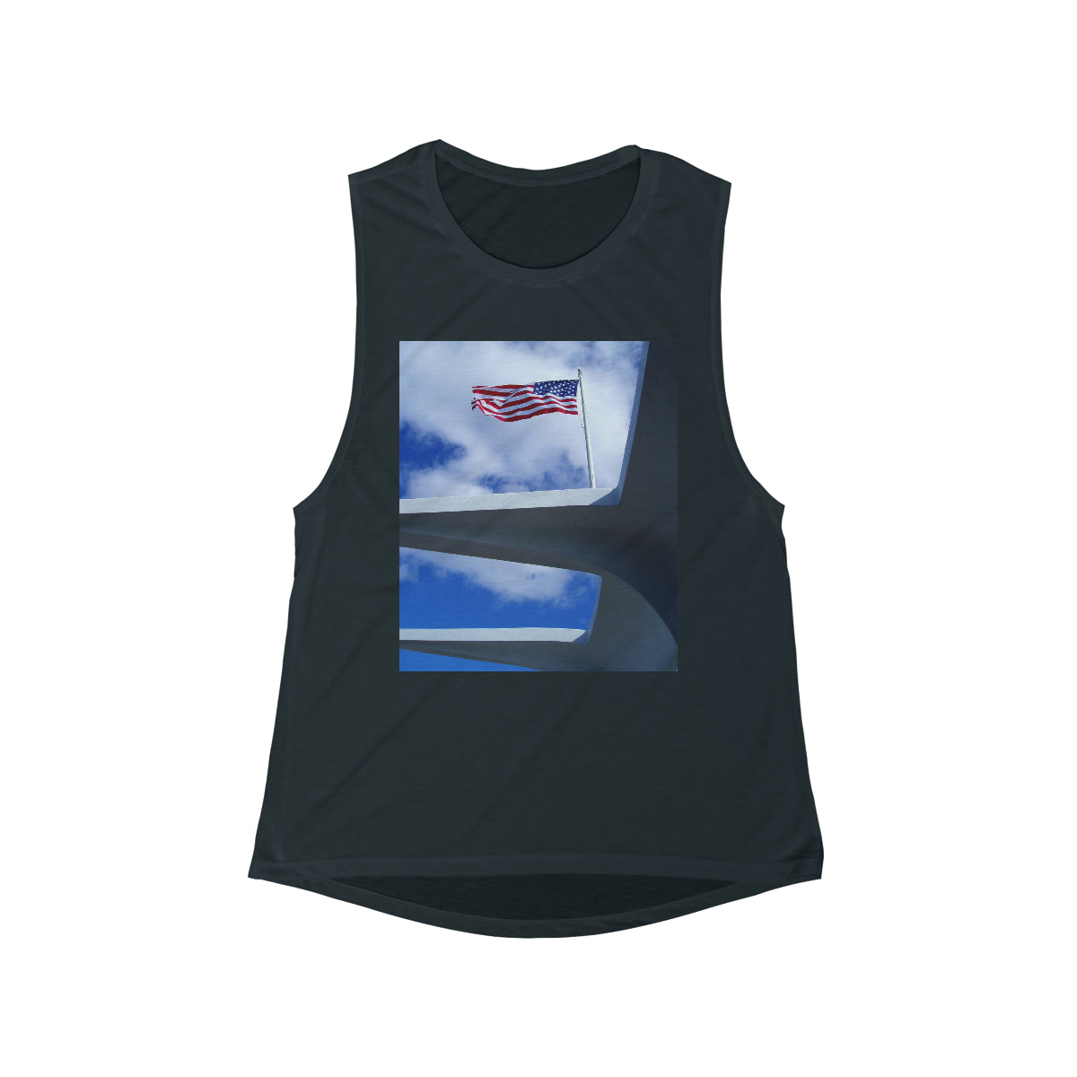 In Solemn Remembrance - Women's Flowy Scoop Muscle Tank - Fry1Productions