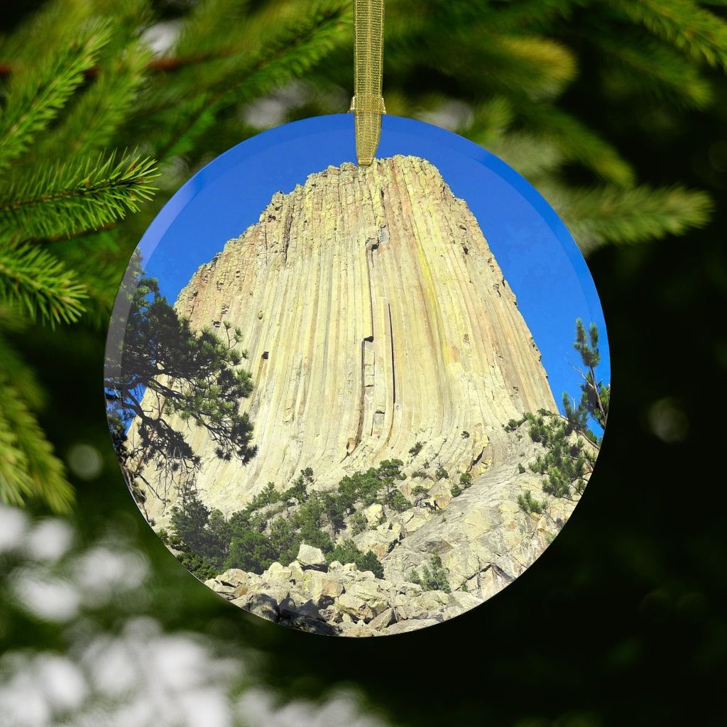 Reaching Heaven - Glass Ornament - Fry1Productions