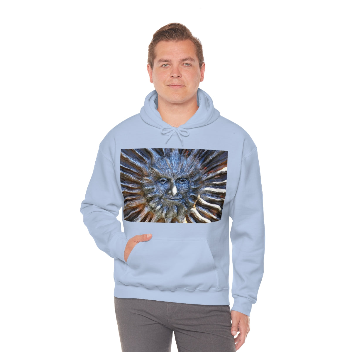 Sun God - Unisex Heavy Blend Hooded Sweatshirt - Fry1Productions