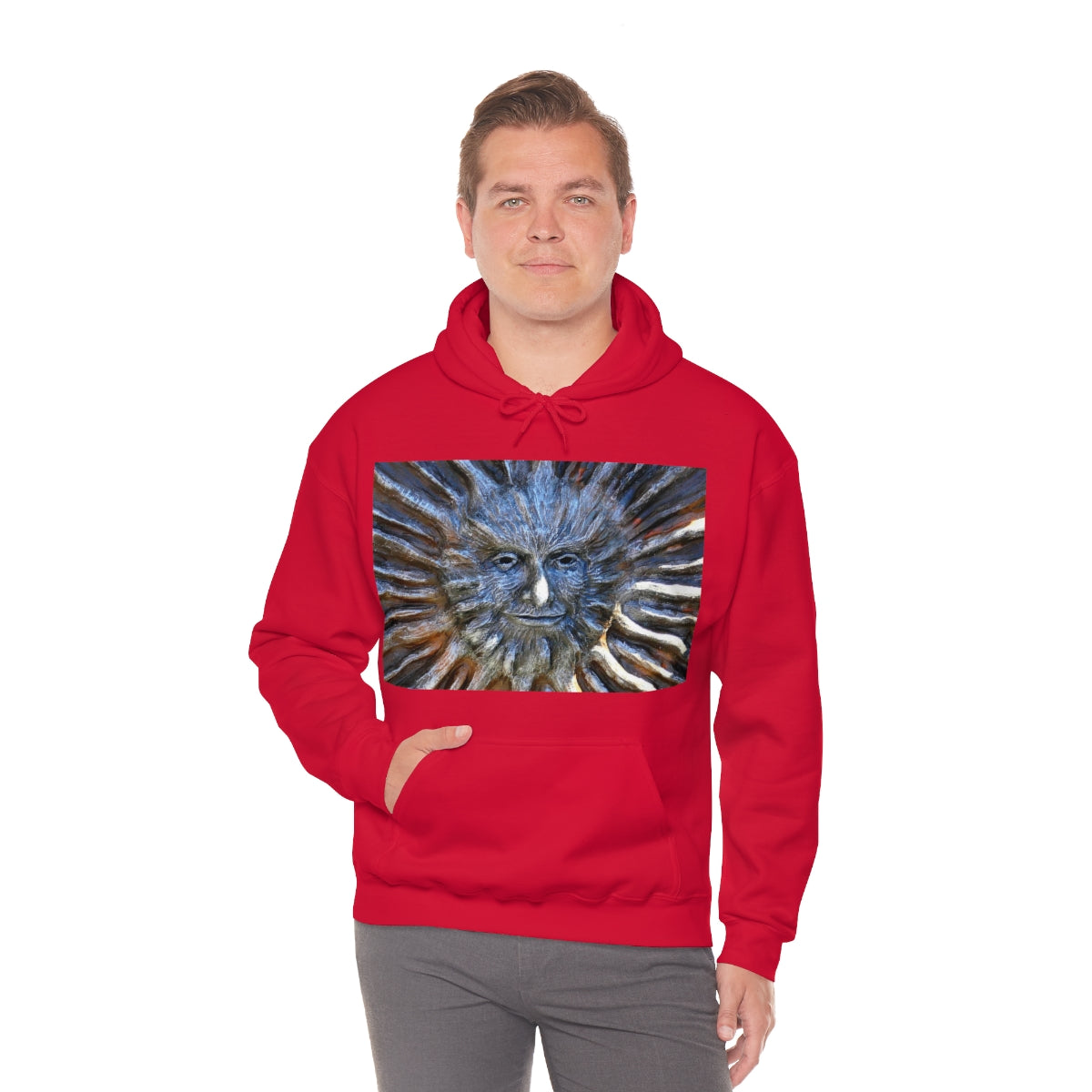 Sun God - Unisex Heavy Blend Hooded Sweatshirt - Fry1Productions