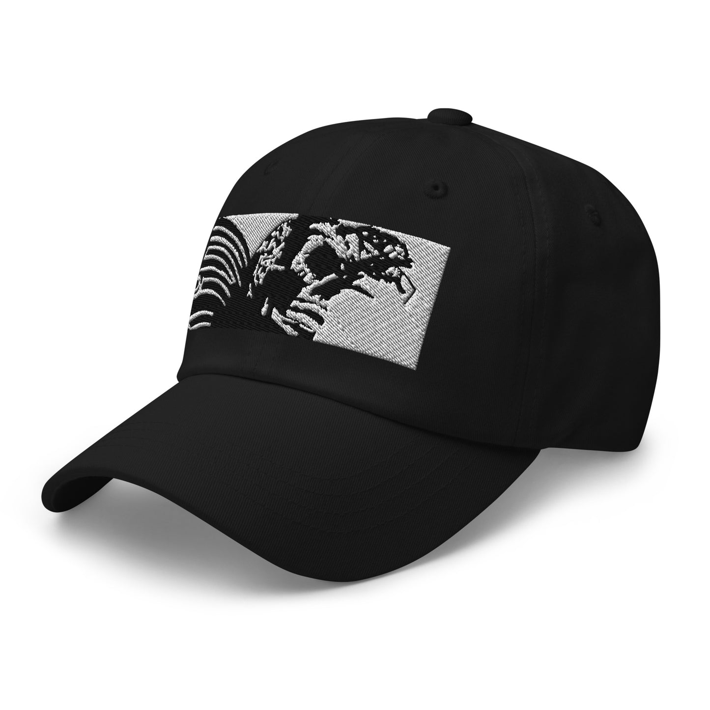 Skull Warrior (Black & White) - Classic Dad Hat - Fry1Productions