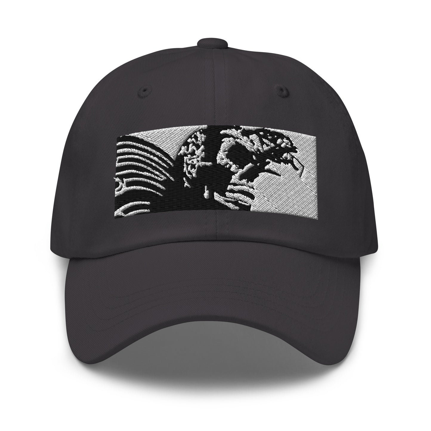 Skull Warrior (Black & White) - Classic Dad Hat - Fry1Productions