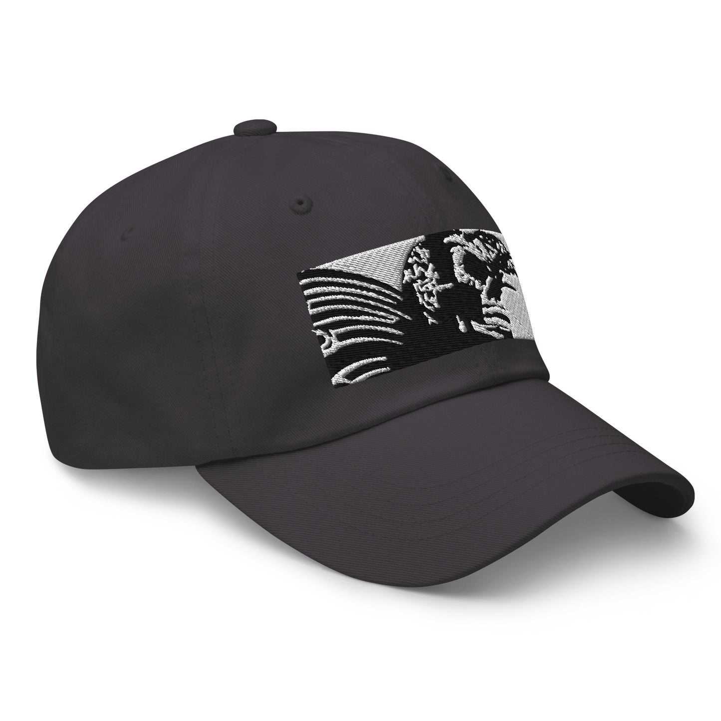 Skull Warrior (Black & White) - Classic Dad Hat - Fry1Productions