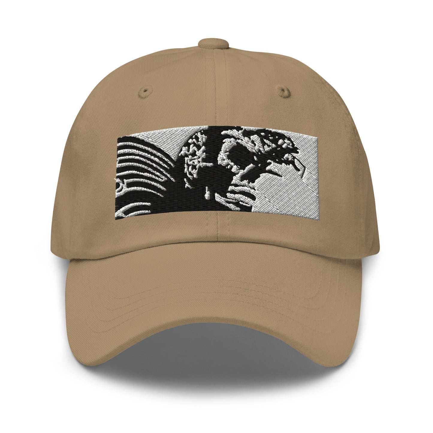 Skull Warrior (Black & White) - Classic Dad Hat - Fry1Productions