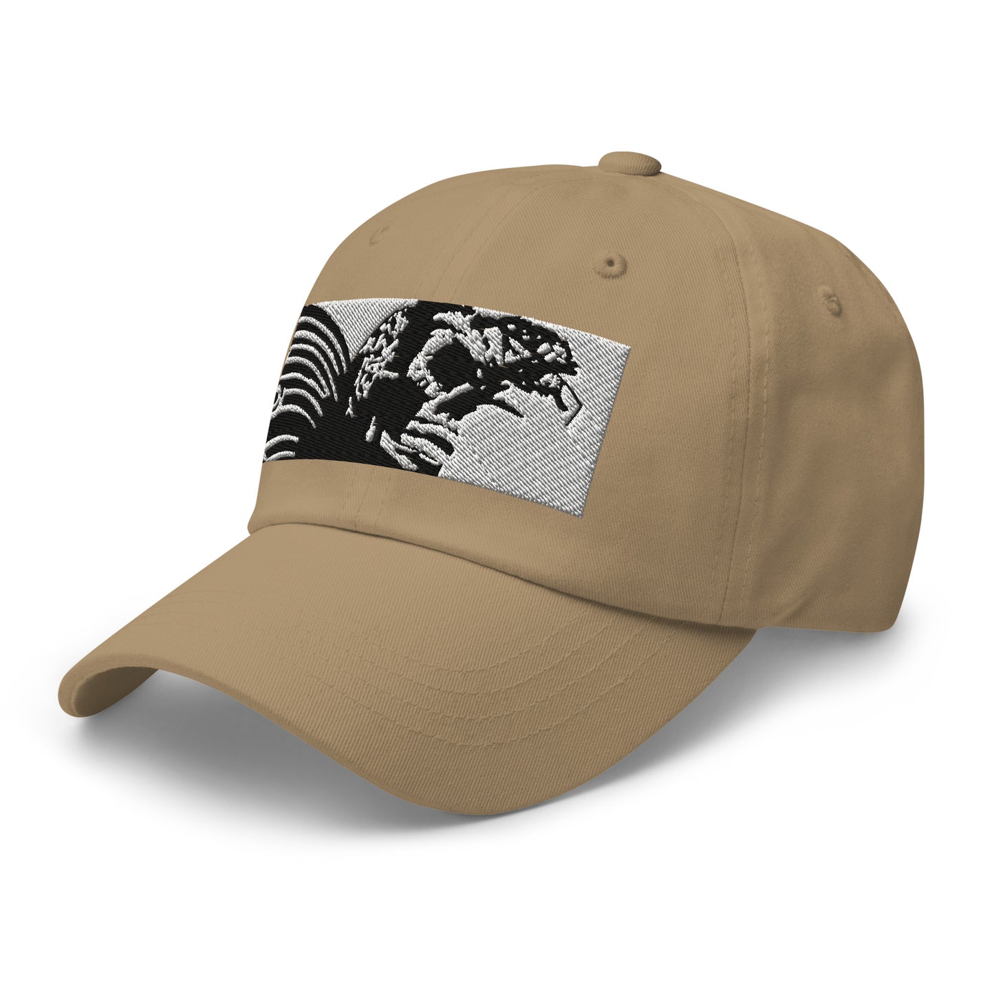 Skull Warrior (Black & White) - Classic Dad Hat - Fry1Productions