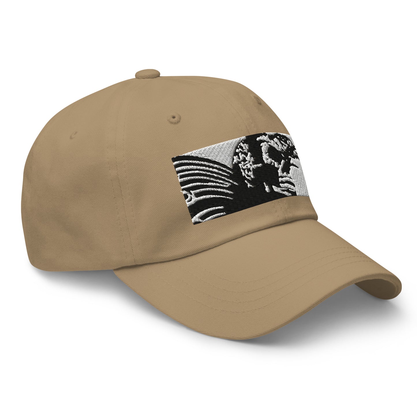 Skull Warrior (Black & White) - Classic Dad Hat - Fry1Productions