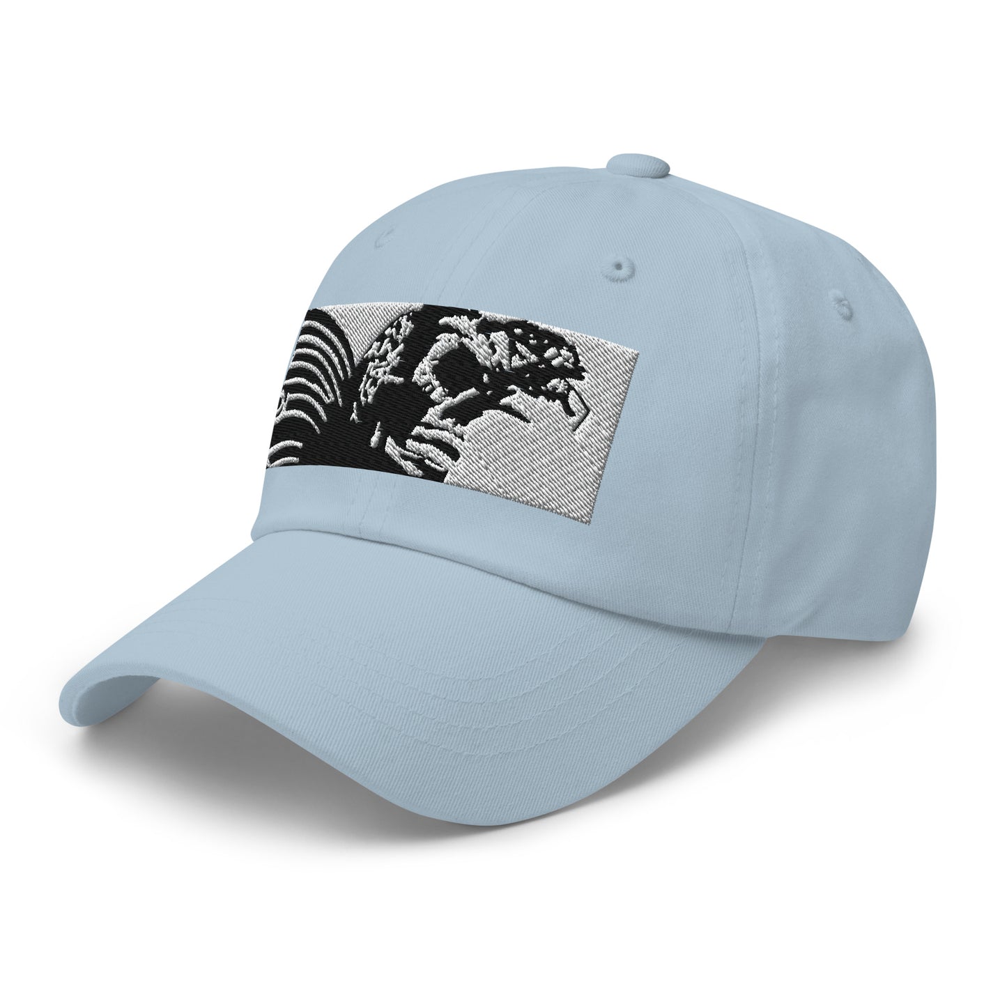 Skull Warrior (Black & White) - Classic Dad Hat - Fry1Productions