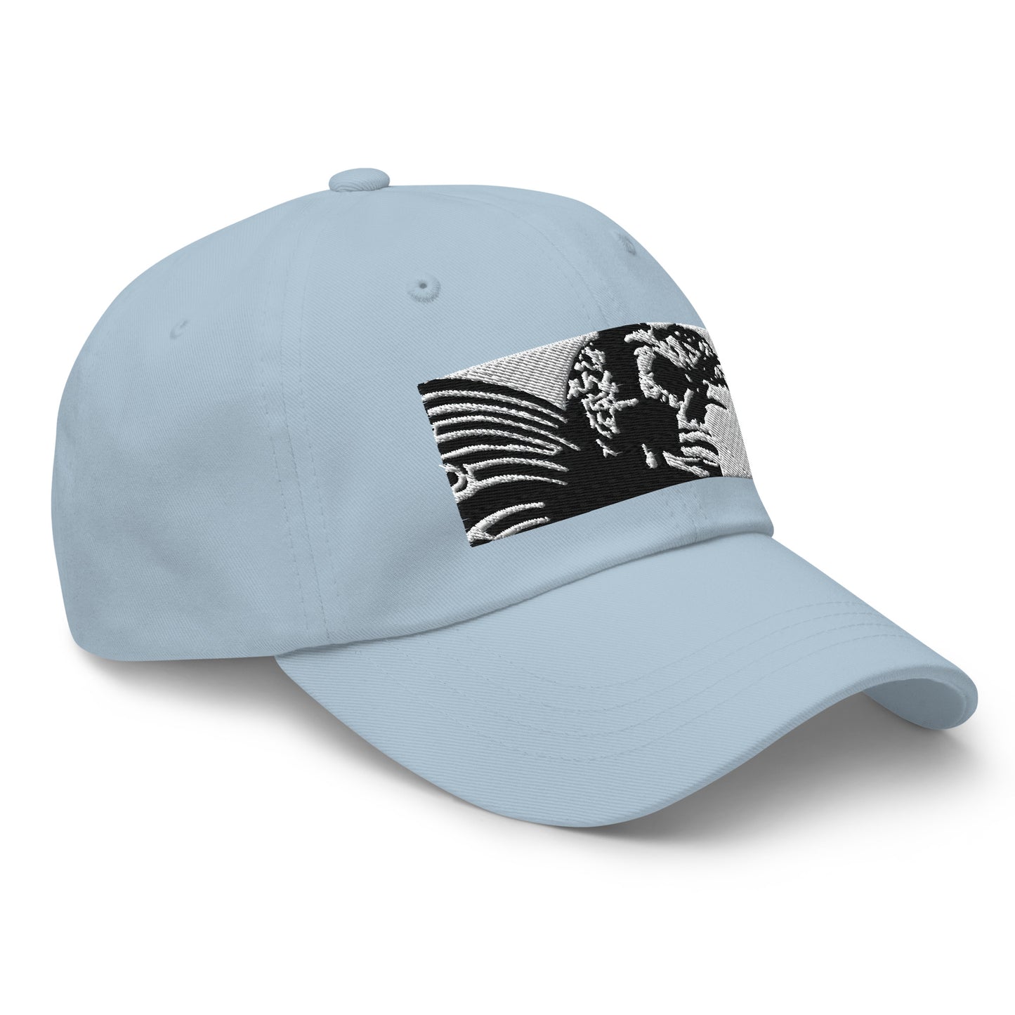 Skull Warrior (Black & White) - Classic Dad Hat - Fry1Productions