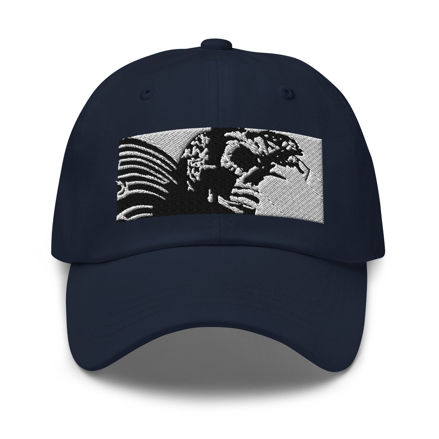 Skull Warrior (Black & White) - Classic Dad Hat - Fry1Productions