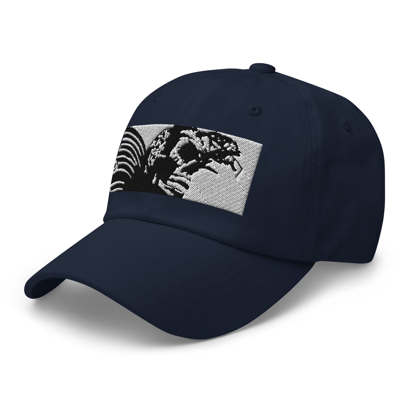 Skull Warrior (Black & White) - Classic Dad Hat - Fry1Productions