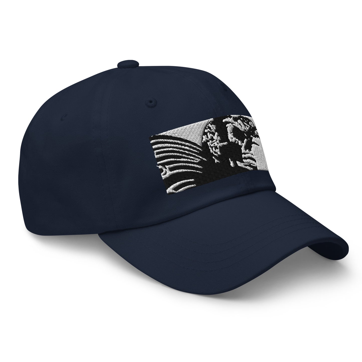 Skull Warrior (Black & White) - Classic Dad Hat - Fry1Productions