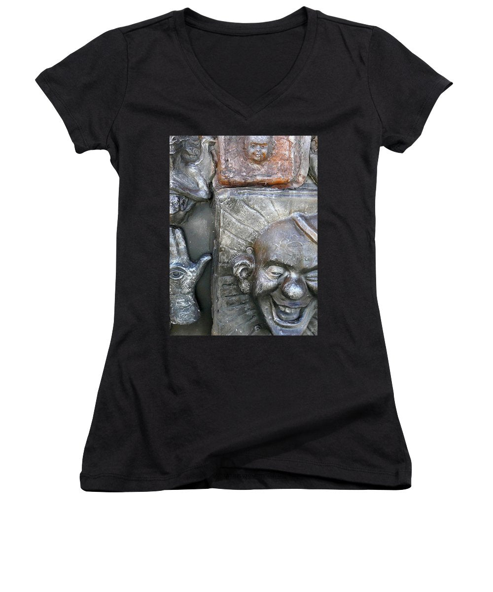 "Cosmic Laughter" - Women's V-Neck - Fry1Productions