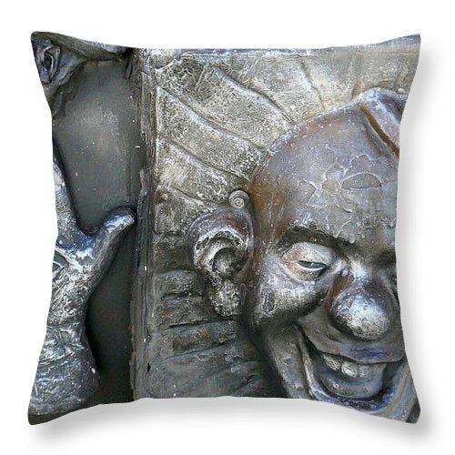 Cosmic Laughter - Throw Pillow - Fry1Productions