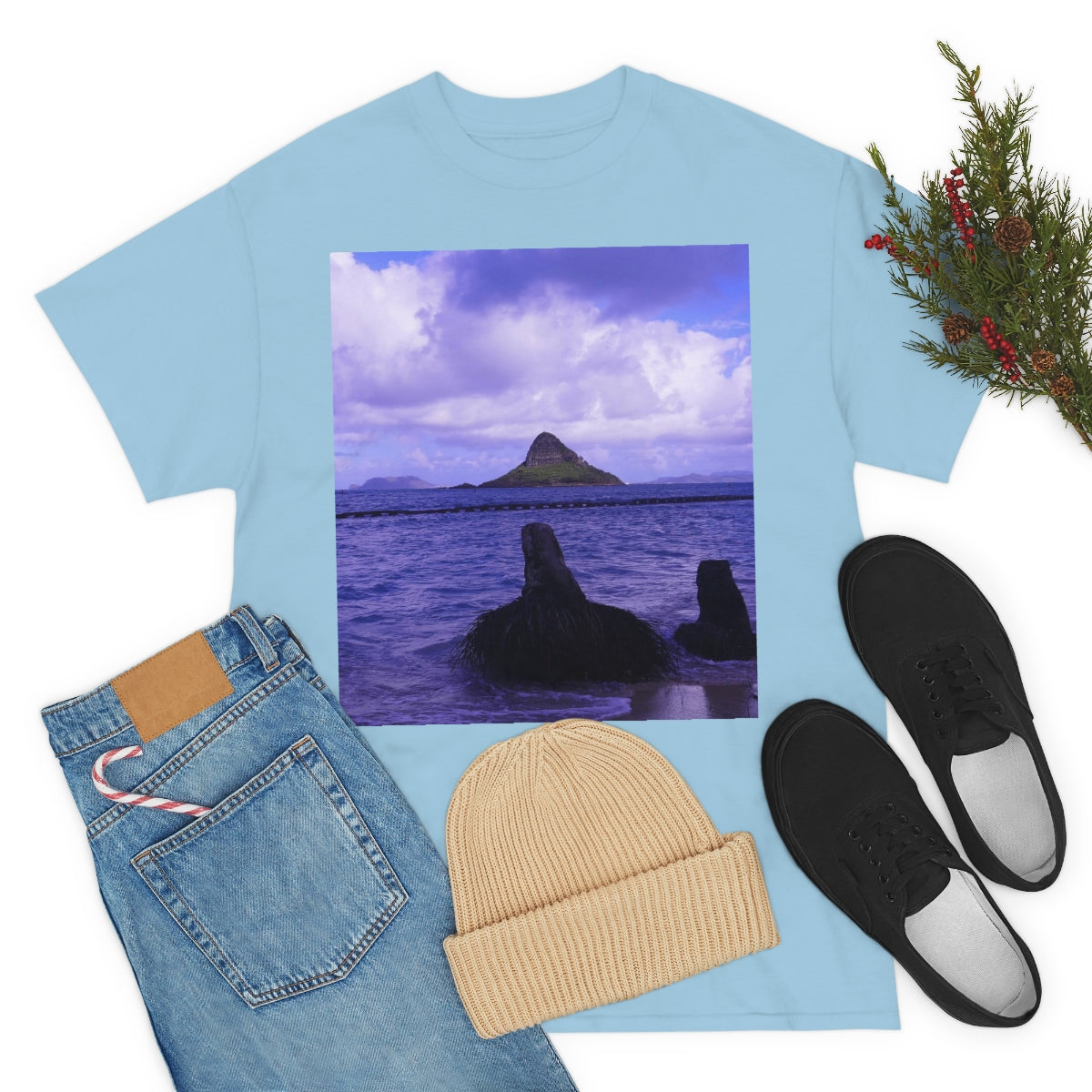 Wade To Chinaman's Hat - Unisex Heavy Cotton Tee - Fry1Productions
