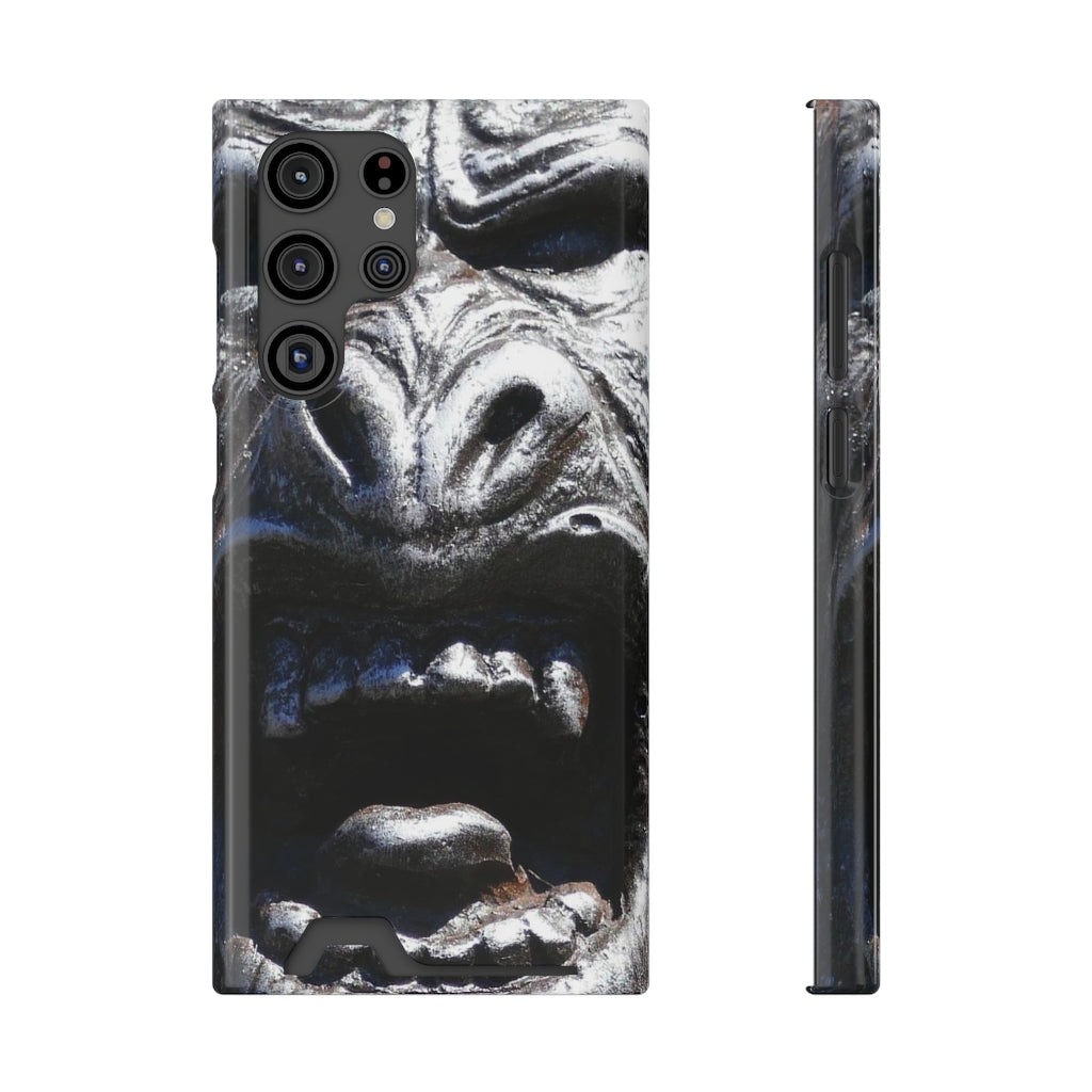 "Frenzy Scream" - Galaxy S22 S21 & iPhone 13 Case With Card Holder - Fry1Productions