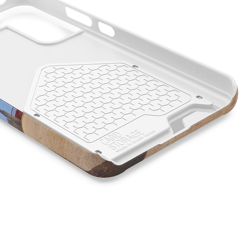 “Florescence Hale O Keawe” - Galaxy S22 S21 & iPhone 13 Case With Card Holder - Fry1Productions