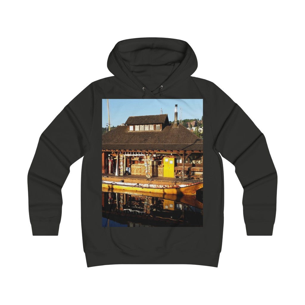 "Q'il'bid Awe" - Girlie College Hoodie - Fry1Productions