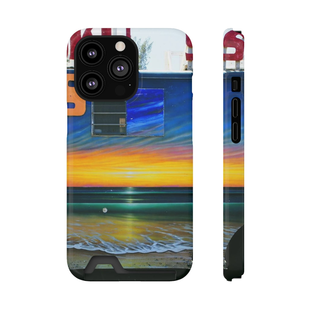"Fumis Aloha" - Galaxy S22 S21 & iPhone 13 Case With Card Holder - Fry1Productions