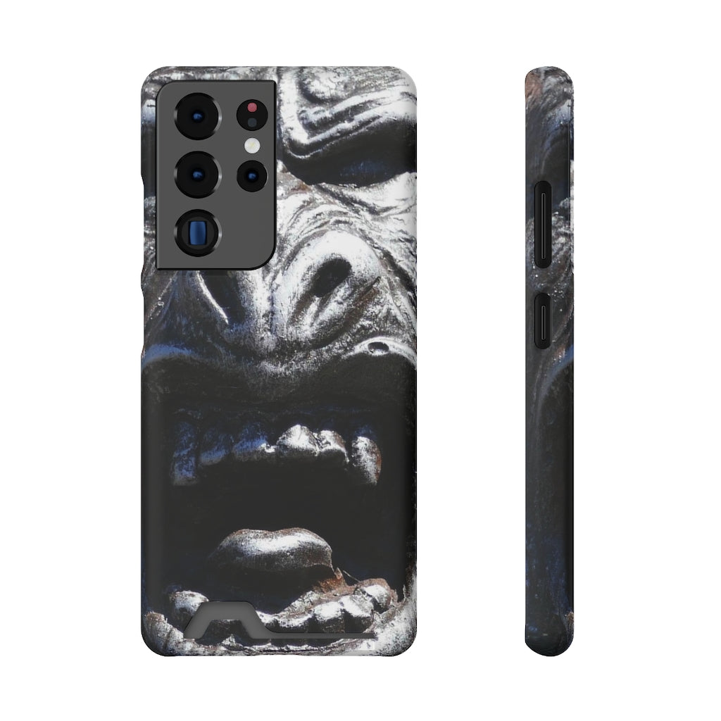 "Frenzy Scream" - Galaxy S22 S21 & iPhone 13 Case With Card Holder - Fry1Productions