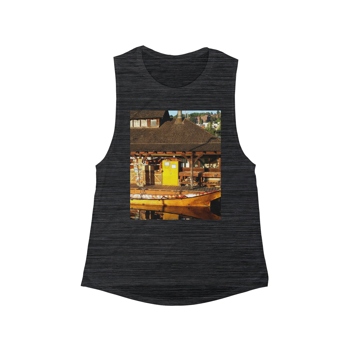 Q'il'bid Awe - Women's Flowy Scoop Muscle Tank - Fry1Productions