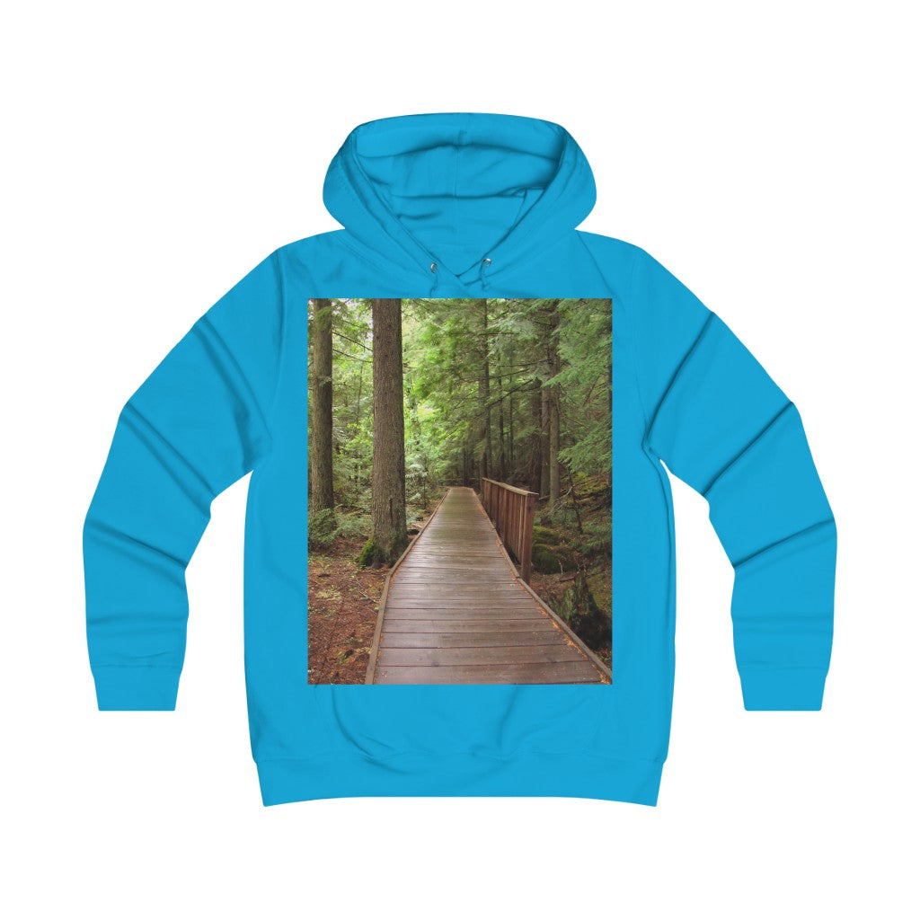 "Fauna Flora" -  Girlie College Hoodie - Fry1Productions