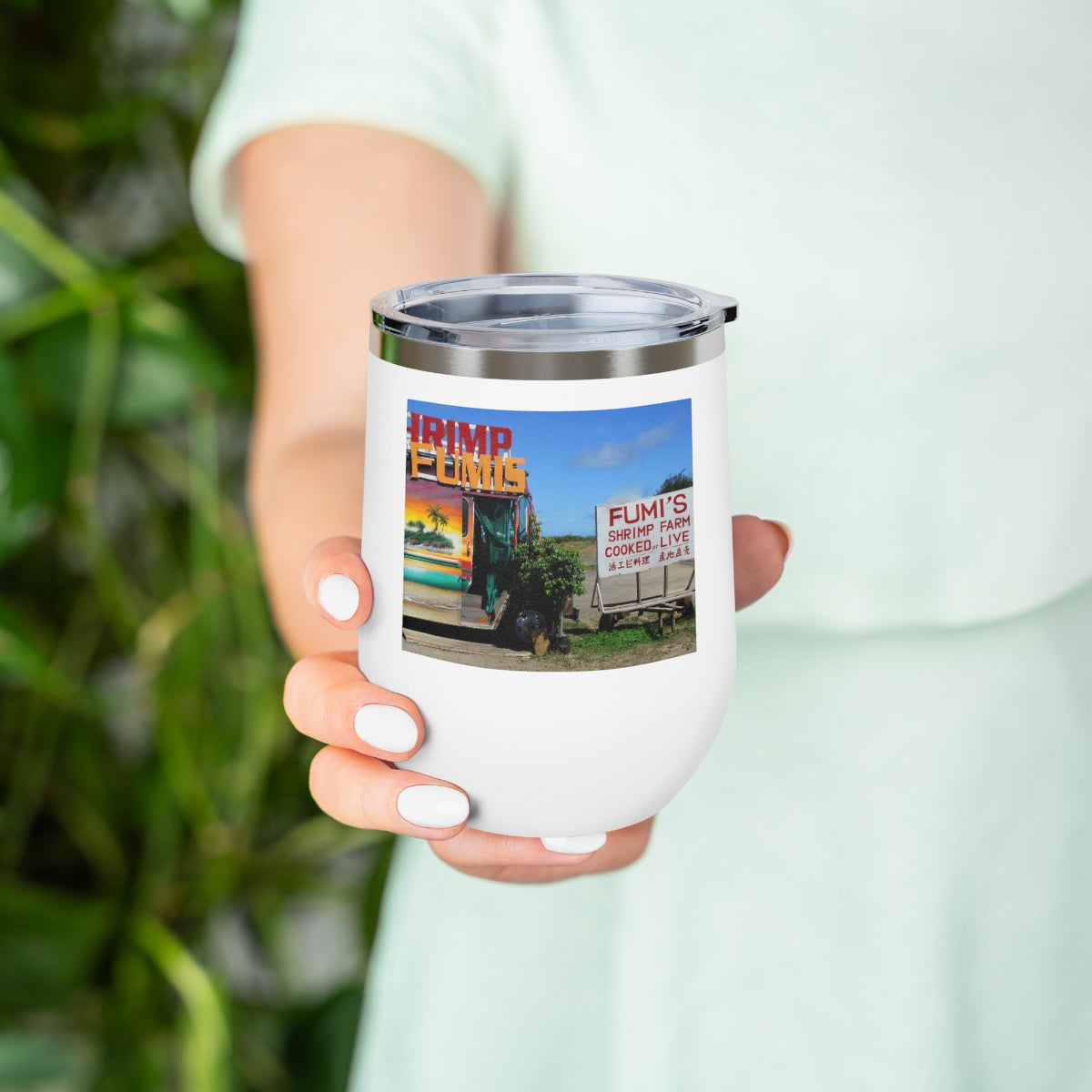 Kaulana Delights - 12 oz Insulated Wine Tumbler - Fry1Productions