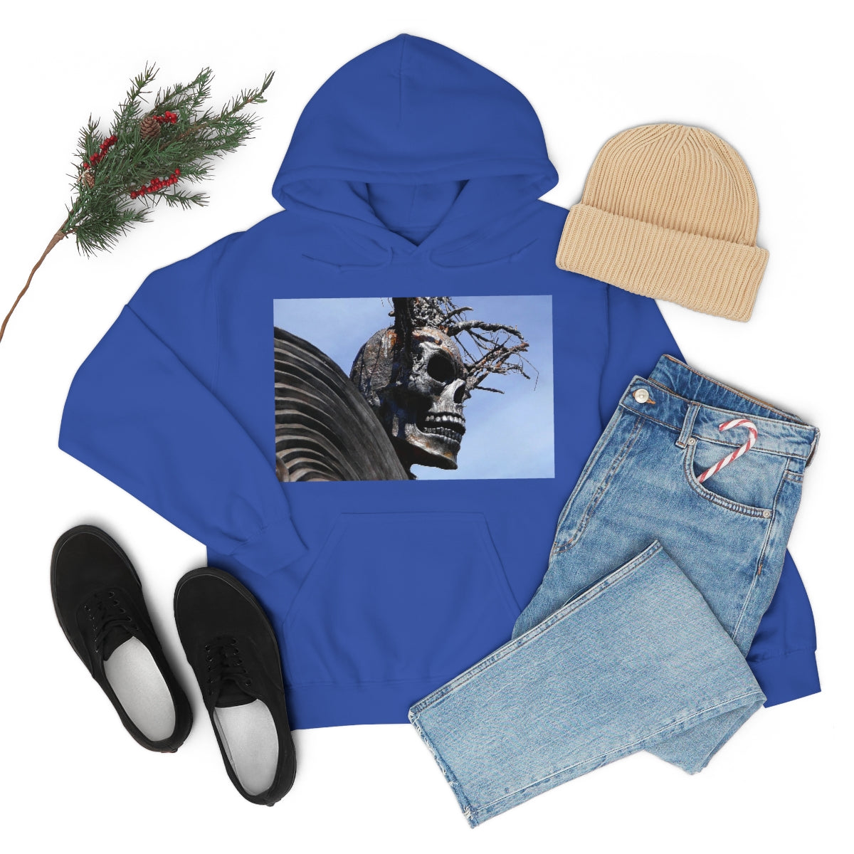 Skull Warrior - Unisex Heavy Blend Hooded Sweatshirt - Fry1Productions