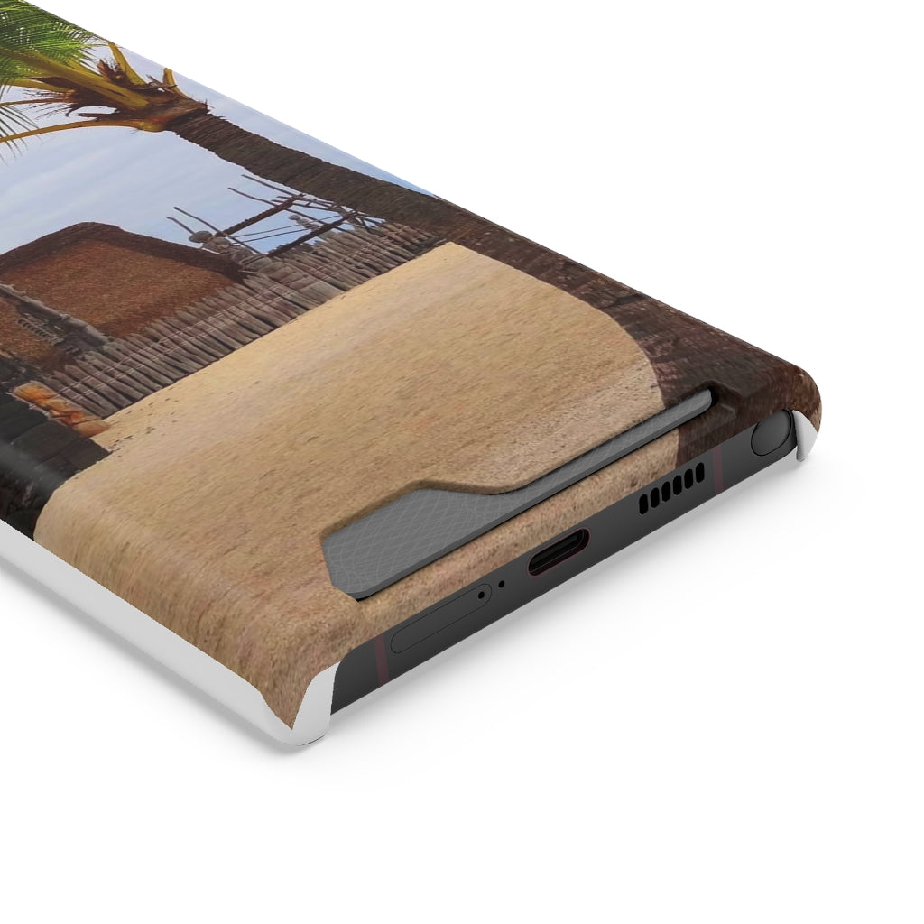 “Florescence Hale O Keawe” - Galaxy S22 S21 & iPhone 13 Case With Card Holder - Fry1Productions