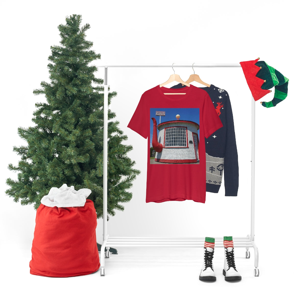 Awesome Teapot Dome Service Station - Unisex Jersey Short Sleeve T-Shirt - Fry1Productions